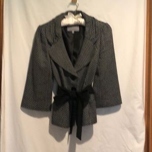 Ruched collar jacket